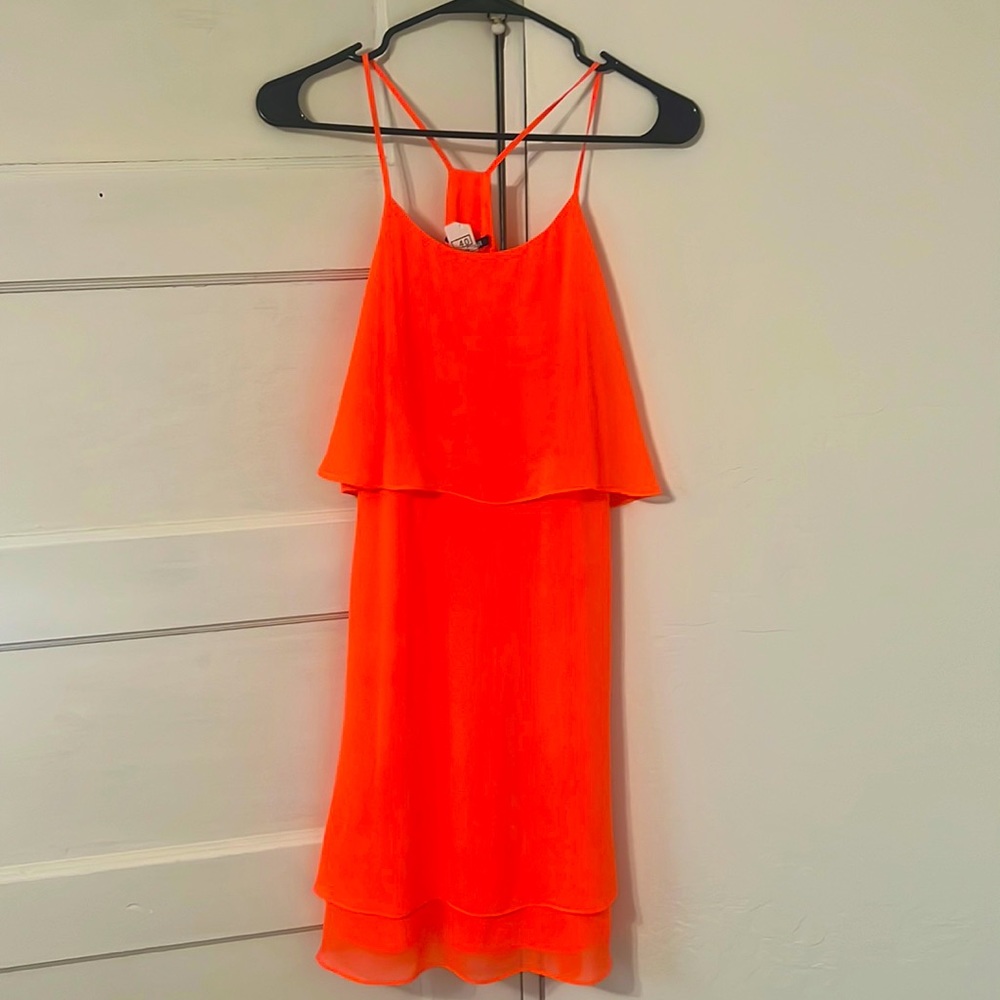Gianni Bini- Women’s Bright Coral Dress